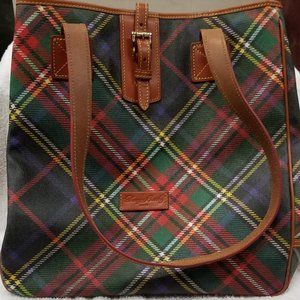 DOONEY & BURKE PLAID  HANDBAG